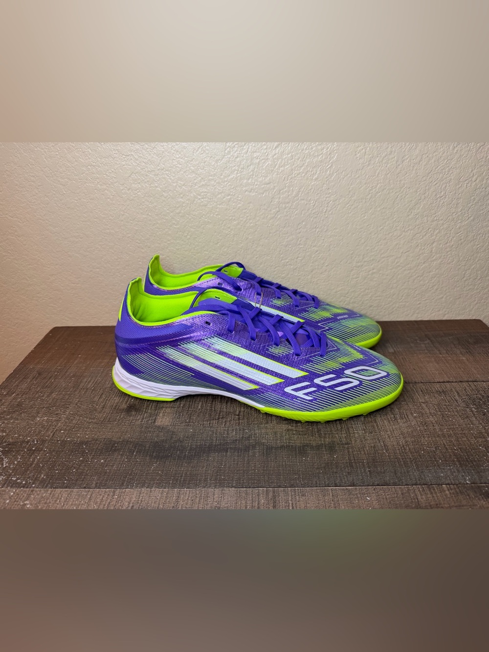 Adidas F50 Pro Turf “Radiant Blaze Pack”
- Size 11 Men.